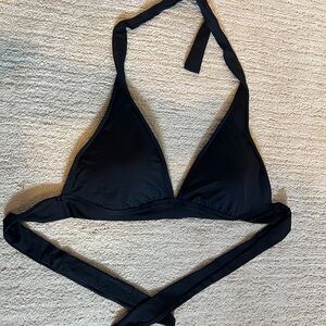 Mossimo Supply Co Black Triangle Bikini Top
